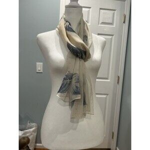 Vintage 100% Silk Scarf Made In Japan